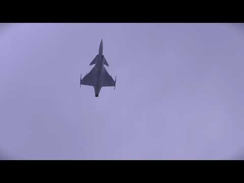 Our display pilot getting prepared to fly