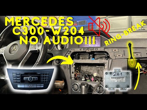 Mercedes C300 Radio Stopped Working!! Here is an easy fix!