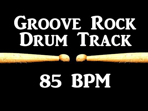 Laid Back Drum Track 85 BPM, Drum Beats for Bass Guitar, Instrumental Isolated Drums Beat | 306