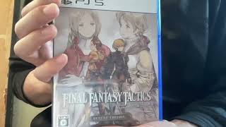 PS5　ファイナルファンタジータクティクス - イヴァリース クロニクルズ　開封動画