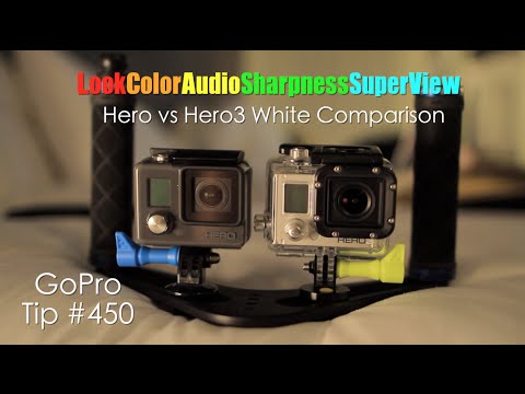 Hero vs Hero3 White Comparison ( Photo, Video, Audio ) GoPro Tip #450 | MicBergsma