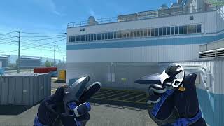 Shadow Daggers Blue Steel FT + Gloves Polygon FT