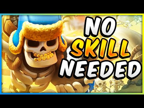 UNSTOPPABLE! NO SKILL GIANT SKELETON CLONE SHOULD BE BANNED ❌ — Clash Royale