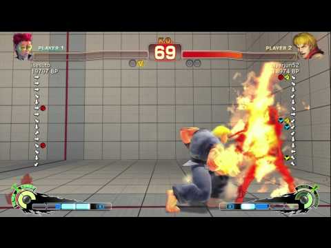 Playerjun52 [Ken] vs isesuto [Viper] SSF4 Japanese Online Ranked Matches - TRUE-HD