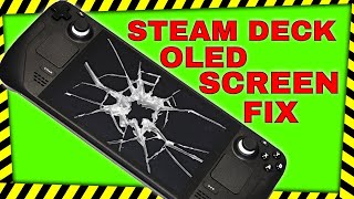 Steam Deck OLED Cracked Screen Replacement