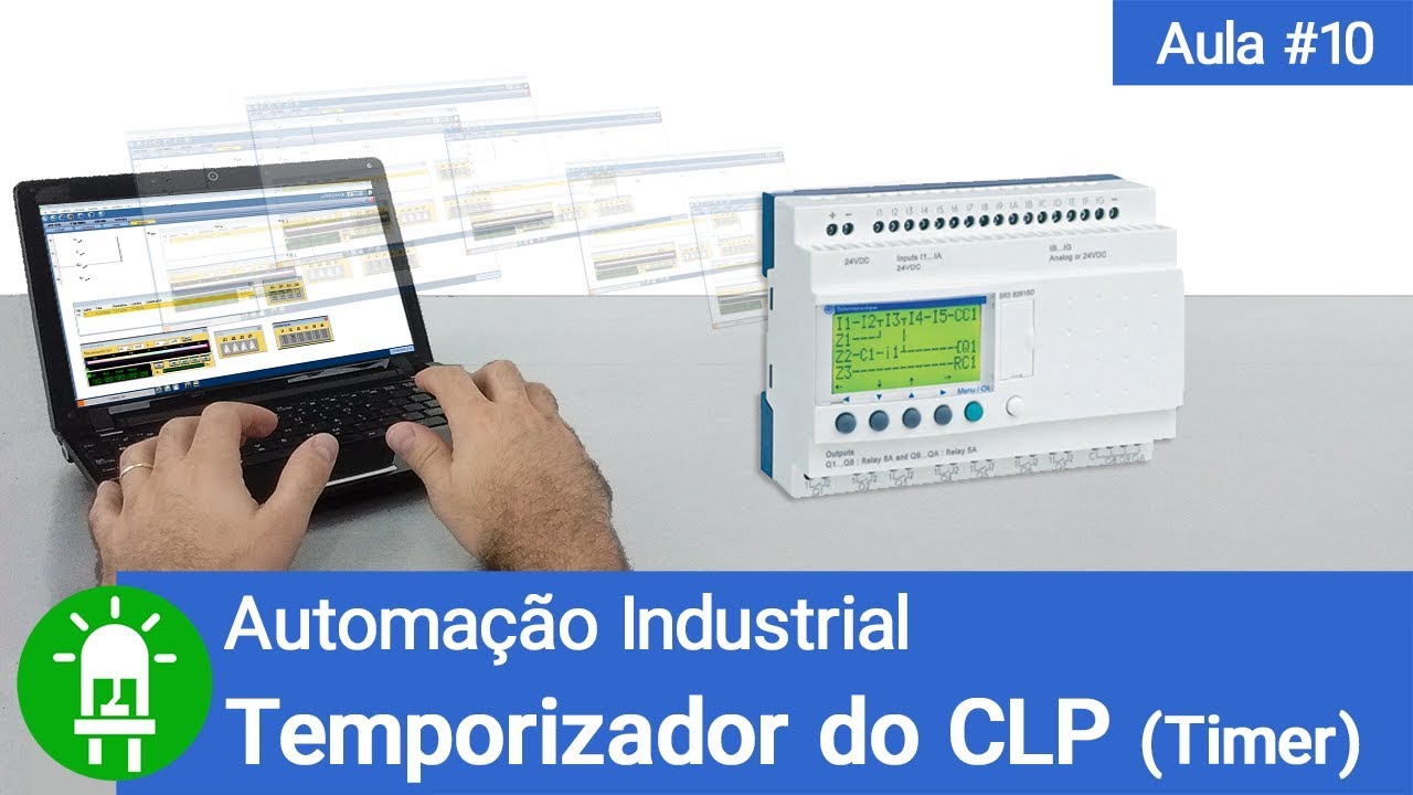 Como Programar o Timer do CLP ? - Automação Industrial - Aula #10