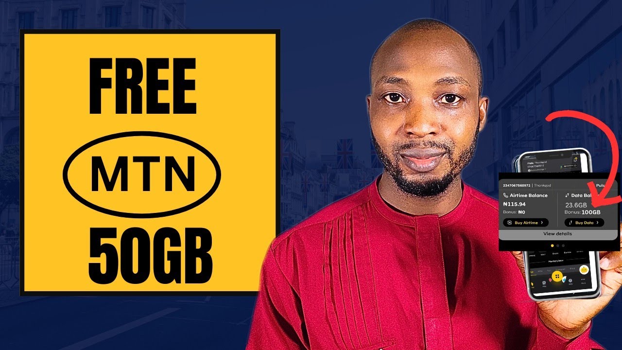 HOW TO GET MTN FREE 50GB NOW(Latest Update) | How to Get Free 50GB Data On My MTN App(MTN New Trick)
