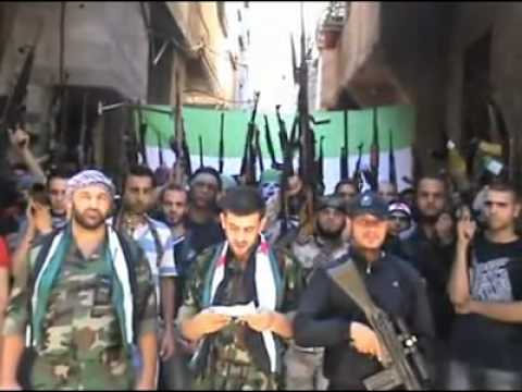 بيان تشكيل كتيبة أسامة بن زيد وإنضمامها إلى لواء أحرار حوران في دمشق