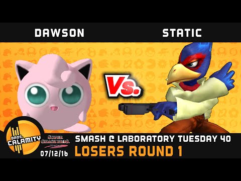 S@LT #40 | Dawson (Puff) vs Static (Falco) - Losers Round 1 - SSBM