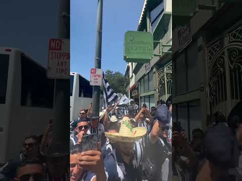 "La Adiccion de Monterrey PTE en Los Angeles. Partido vs Internazionale por el mundial de clubes" Barra: La Adicción &bull; Club: Monterrey