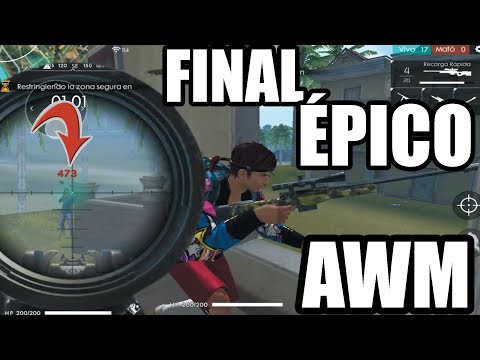 FINAL ÉPICO CON AWM FREE FIRE