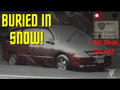 EXTREME Winter Storm Shuts down I-80 in Nebraska!