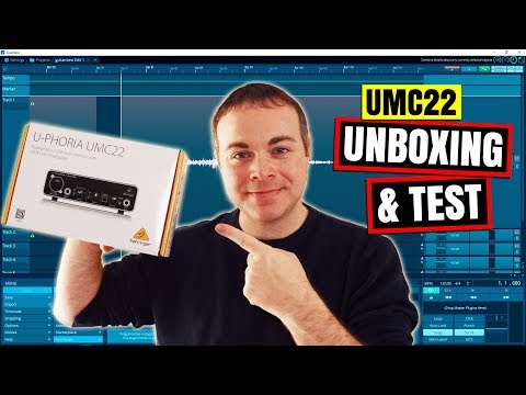 Behringer UMC22 Unboxing and Test