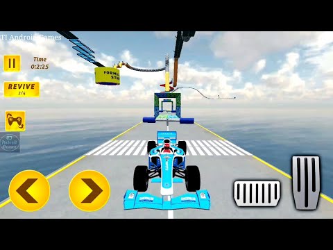 Formula Ramp car stunts game #11 - Level 47 - 49 impossible car stunts 2020 gameplay FHD