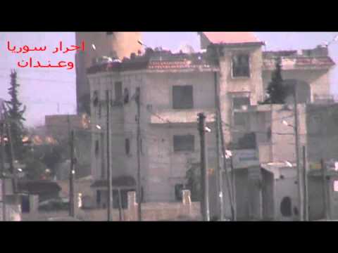 استهداف نقاط قوات النظام في ناحية كويرس بواسطة عربة بي ام بي من قبل لواء أحرار سوريا وعندان