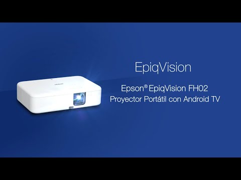 Proyector Epson Co-Fh02 3Lcd 3000 Lumens FULL HD HDMI USB Android TV  Proyector Portátil
