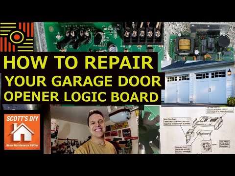HOW TO REPAIR OR REPLACE YOUR GARAGE DOOR OPENER LOGIC BOARD