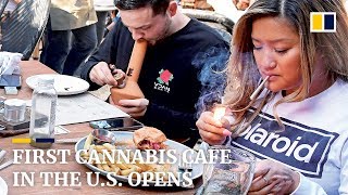 First cannabis cafe in the US opens