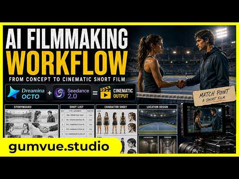 AI Filmmaking Workflow with Dreamina OCTO - Seedance 2.0 - Short Film Prompt Generator