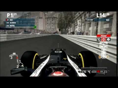 F1 2012 (Game) Monaco Expert Career Race