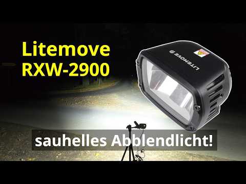 Litemove RXW-2900: Das Abblendlicht ist saustark, aber... | E-Bike-Lampe im Test