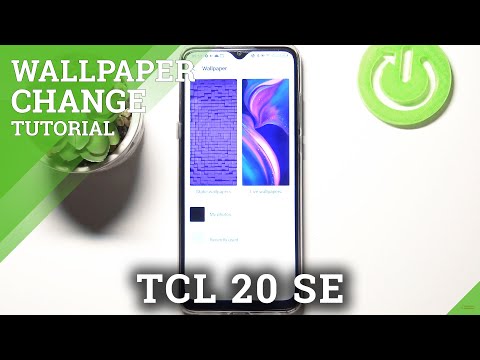 How to Set Up the Home Screen on TCL 20 SE – Change Wallpaper