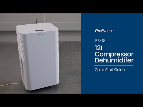 Quick Start Guide: 12L Compressor Dehumidifier