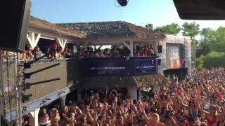 Tiesto threw his headphones into the crowd at Beachclub