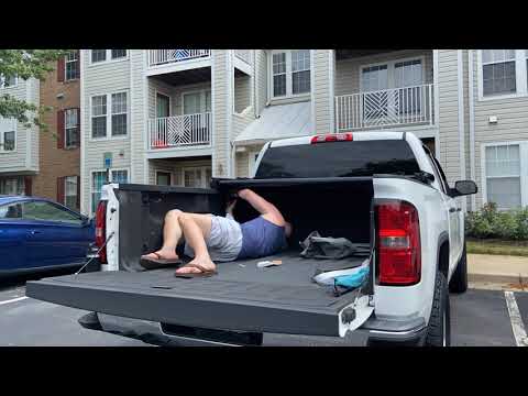 Tyger auto T3 soft tri-fold tonneau bed cover time-lapsed install