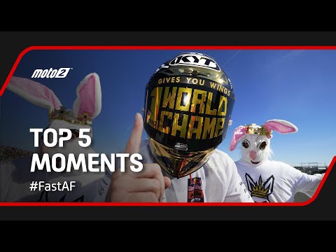 Top 5 Moto2™ Moments 😎 | #FastAF