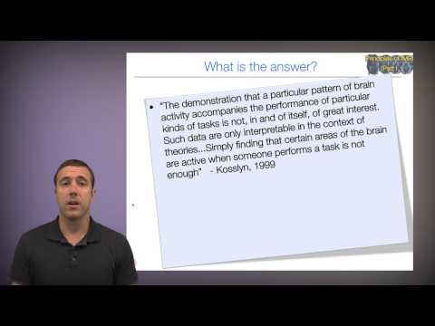 Principles fMRI Part 1, Module 4: Psychological Questions and Inference