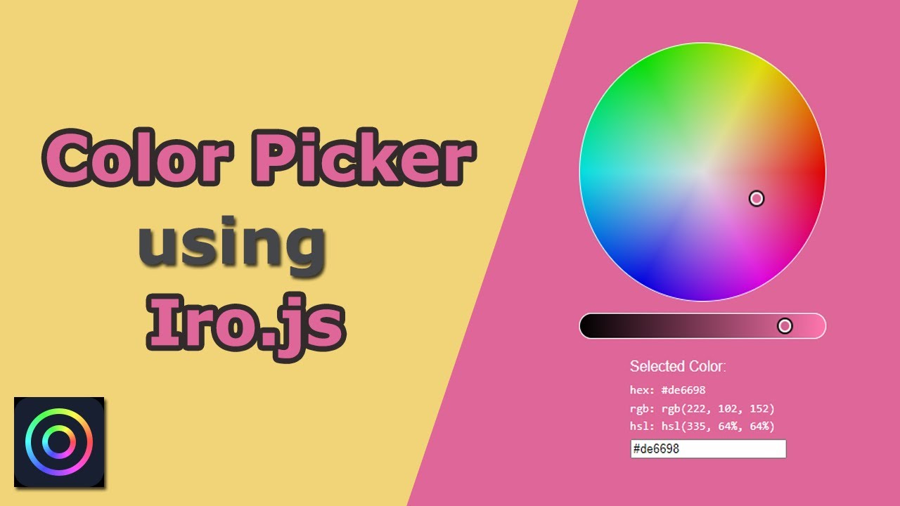 Color Picker using Iro.js