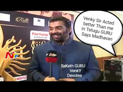 Venky Sir Acted Better Dan me in GURU Says Hero Madhavan