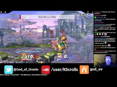 Grunt Group Challenge Winners: GodofGrunts (Capt Falcon, King Dedede) vs Kmay37 (Ness)