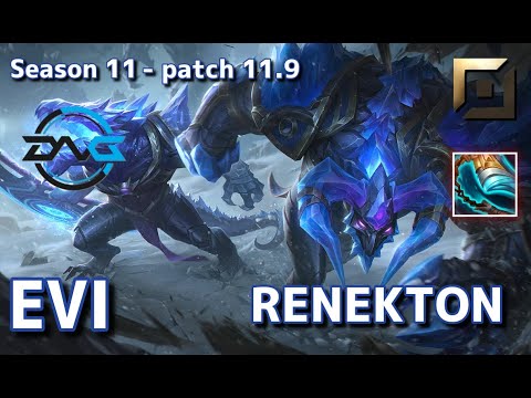 【EUWサーバー/5DFM】DFM Evi レネクトン(Renekton) VS DK Ghost サイラス(Sylas) TOP - Patch11.9 EUW Ranked【LoL / MSI】