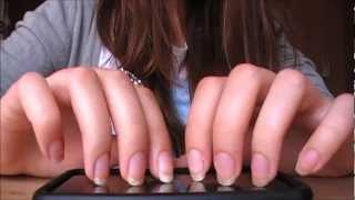 ASMR ~ tapping & scratching ~ (Long nails)