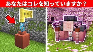 マインクラフト本当にすごい建築アイデア【1.20アップデート】