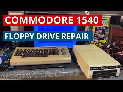 Commodore 1540 floppy drive repair - Faulty drive with multiple faults. Can it be fixed ?