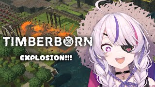 EXPLOSIOOOOON!!!! -  TIMBERBORN【NIJISANJI EN | Maria Marionette】