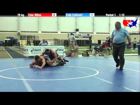 Tyler Wilps vs. Cody Caldwell at 2013 ASICS University Nationals - FS