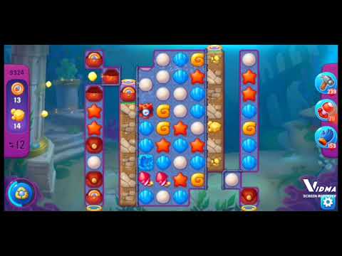 Fishdom. 9324 super hard level no boosters and diamonds. 21 move