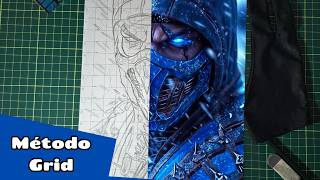 NUNCA MAIS ERRE em um ESBOÇO com essa TÉCNICA! - MÉTODO GRID