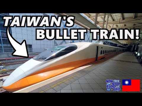 Riding Taiwan's INCREDIBLE Bullet Train... in BUSINESS CLASS!