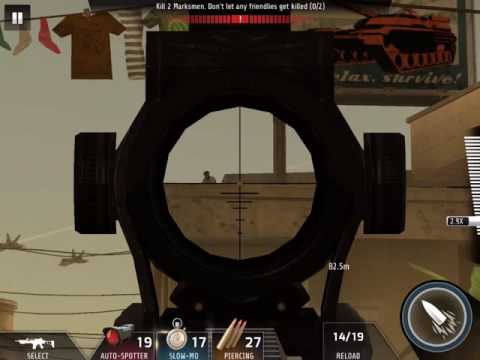 Kill Shot Bravo Region 15 Primary Mission 33 - Kill 2 Marksmen. Dont Let Friendlies Die