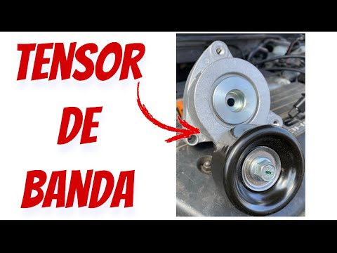 COMO CAMBIAR TENSOR DE BANDA DE POLEAS O /SERPENTINA/HONDA ACCORD VTEC 2.4L 2003-07