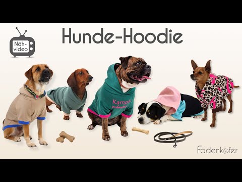 Sewing a Dog Hoodie ✂️🐾 Simple Pattern with Hood & Pocket | Fadenkäfer DIY