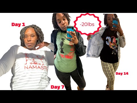 14 DAY LIQUID DIET | DAY TO DAY RESULTS (dramatic) #Weightloss