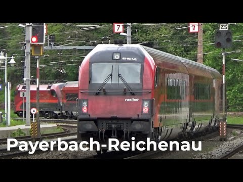 Osterreichisch Züge Vlog #75 - Payerbach Reichenau Bahnhof 17.05.2023
