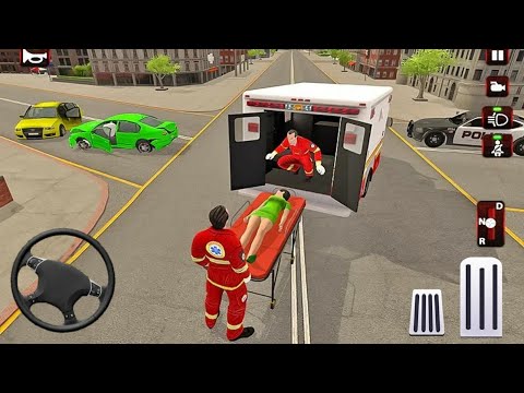 Ambulance Rescue Driver Simulator 2020 - Emergency Hero City Cars Drive | Android GamePlay