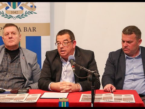 Promocija časopisa Komuna posvećenog Baru, književnik Željko Milović